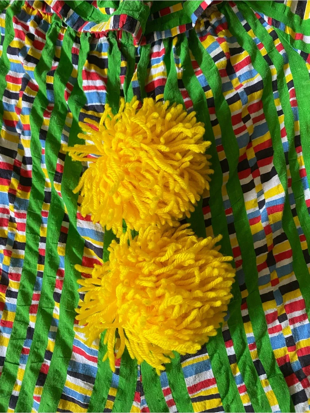 Colorful Vintage Kids Clown Costume